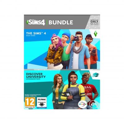 קוד דיגיטלי Sims 4 + Discover University חבילה 
